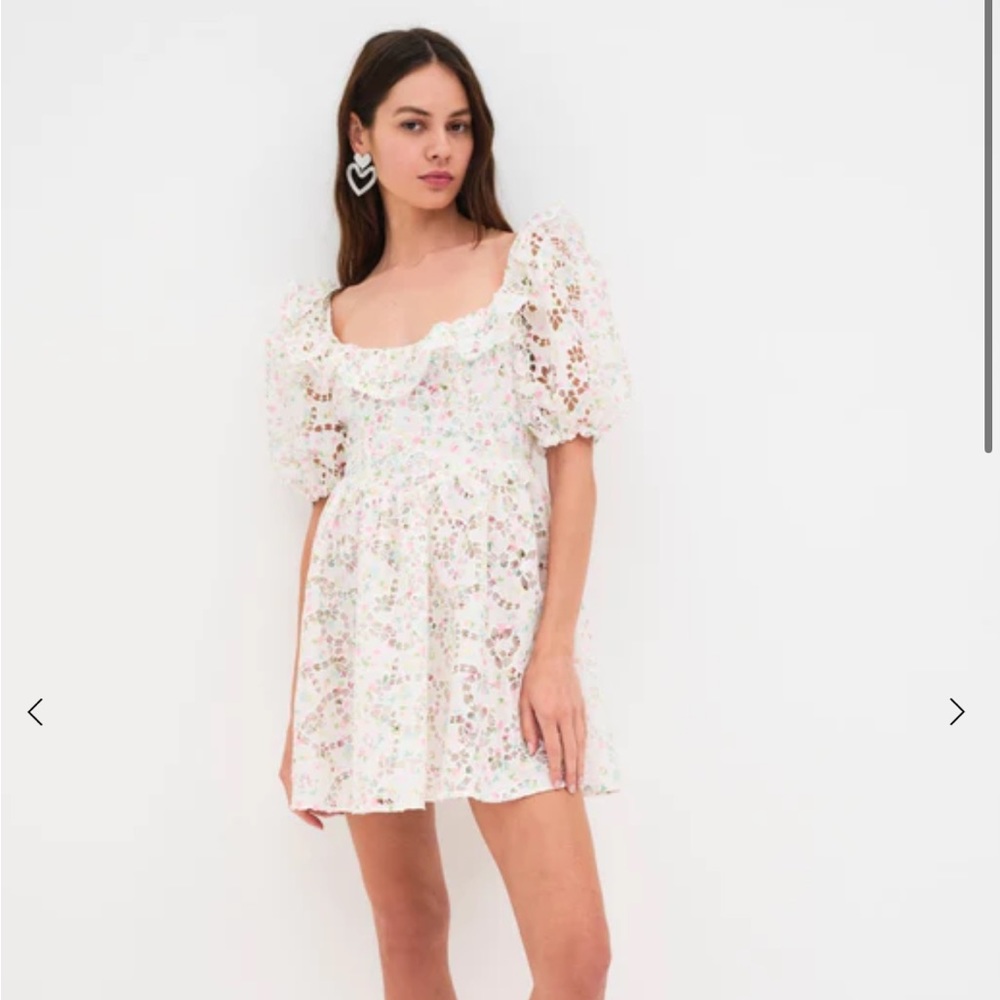 For Love & Lemons Magnolia Mini Dress NWT